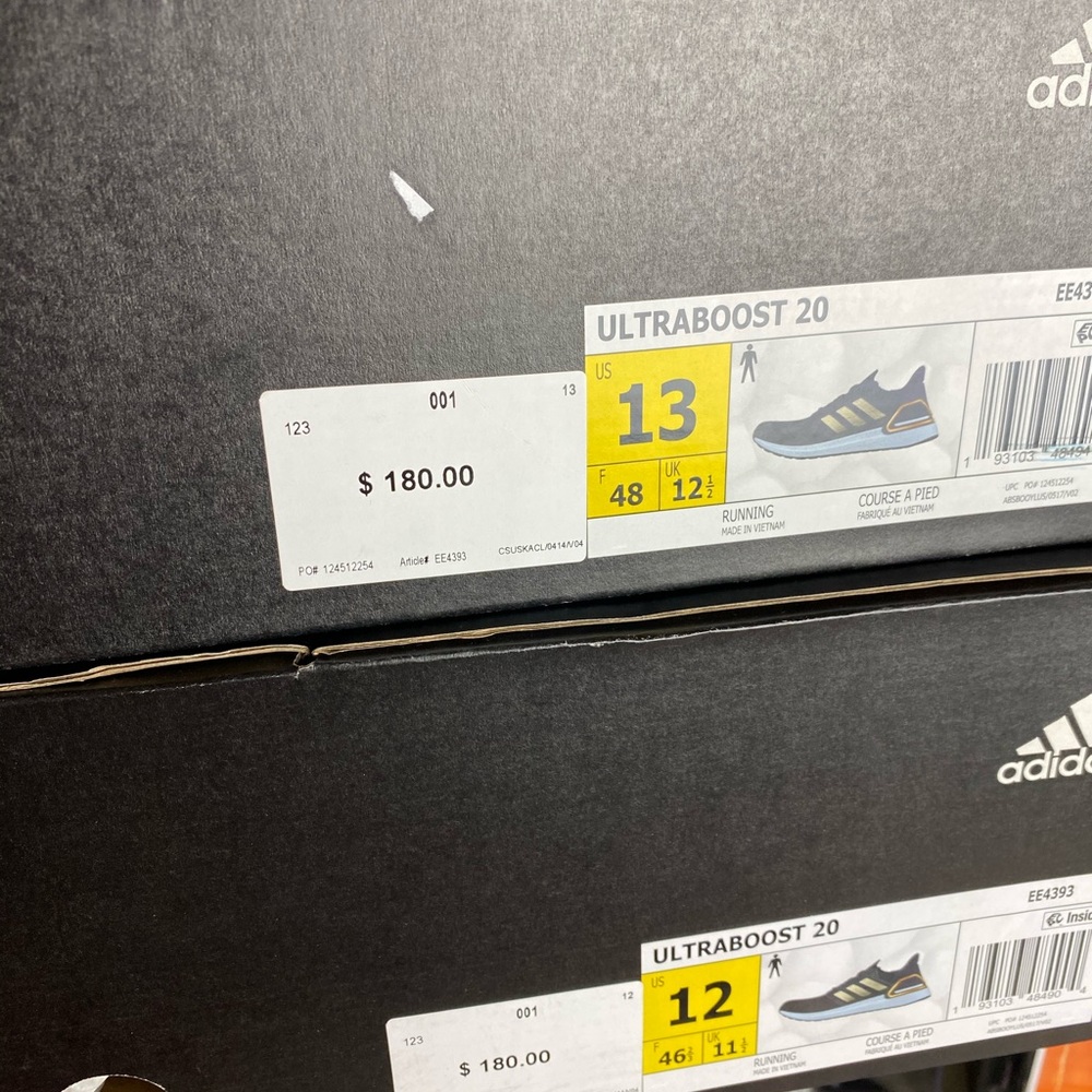 🆕 Adidas UltraBoost 2020 Black Gold - Mens Sizes - Picture 10 of 11